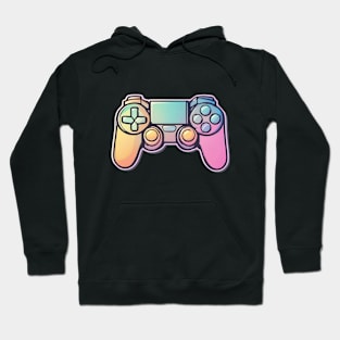 Vibrant Neon Game Controller Design No. 544 Hoodie